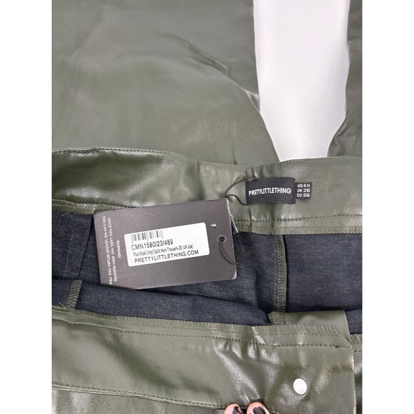 Pretty Little Thing Olive Pants (B29) - Picture 4 of 12